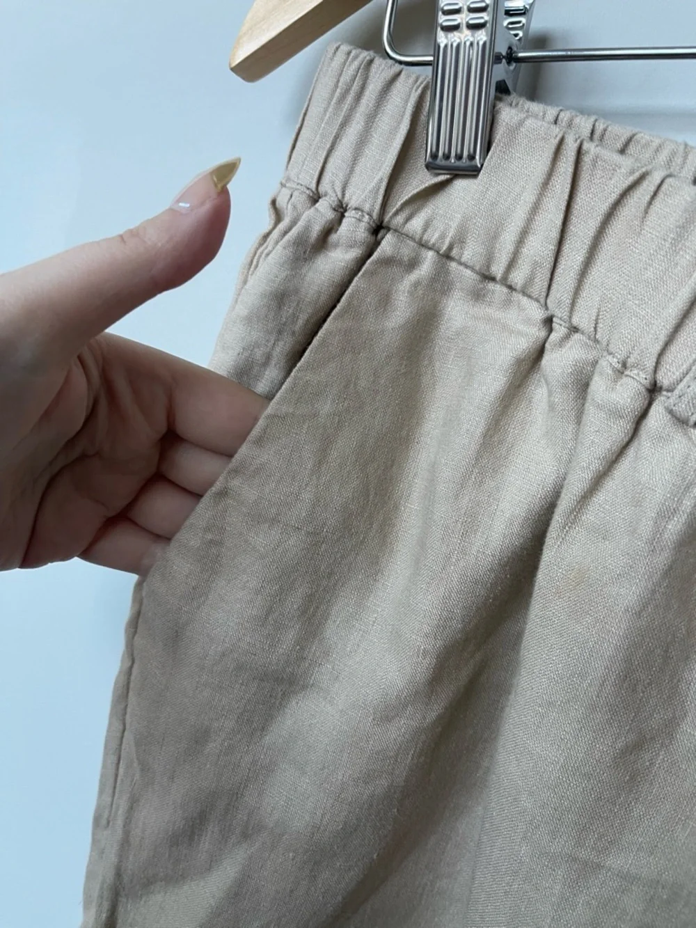 Quince | Pull-on Stretch Linen Pant  Lagenlook Summer Lightweight Closet Staple